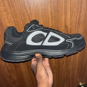 Dior Black and Gray Men's Sneakers